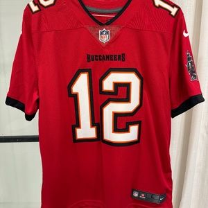 Tom Brady Buccaneers Jersey Red Mens Large